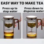 Enchanti Tea Pot, Creative Witchcraft Magic Glass Teapot, Detachable Loose Tea Glass Tea Infuser, Ideal for Tea Steeper -20oz (approx. 600 ml) - Image 4