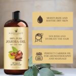 Handcraft Blends Jojoba Oil - Cold-Pressed 16 Fl Oz - 100% Pure and Natural Premium Grade Carrier Oil for Skin and Hair - Body Massage - Hexane-Free - Hair Relaxer for Tight Curls - Image 7
