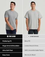 True Classic Mens T-Shirts – Short Sleeve Crew Neck T Shirts for Man, Cotton Blend Plain Novelty Men's T-Shirts - Image 8