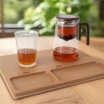 800ml Magic Glass Teapot, Dispenser Glass Teapot, Teapots with Water Filler and Strainer, Press Control Magic Glasses Teapots, Enchantipot Magics Pot for Wellness, Afternoon Tea - Image 3