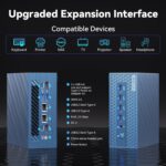 GEEKOM IT1 Mega AI Mini PC with Intel Ultra 5 125H(14th Gen), 32GB DDR5 RAM, 1TB NVMe SSD(Up to 8TB), Dual LAN, Intel ARC GPU, WiFi 7+Bluetooth 5.4, SD 4.0 Slot, 8 X USB, 8K@120Hz, Windows 11 Pro - Image 4