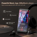 128GB MP3 Player with Bluetooth and WiFi, Android 13.0, 5.5" HD Touchscreen, 13MP Camera, Preloaded Spotify, Pandora, 1TB Expandable & Parental Controls Black - Image 8