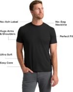 True Classic Mens T-Shirts – Short Sleeve Crew Neck T Shirts for Man, Cotton Blend Plain Novelty Men's T-Shirts - Image 3
