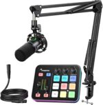 MAONO Gaming Streaming Equipment Bundle: Audio Interface Mixer and XLR Dynamic Mic RGB Noise Reduction Live Streaming Podcasting MaonoCaster PD200XS&G1 NEO - Image 2