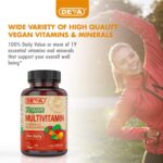 DEVA Vegan Multivitamin & Mineral Supplement with Iron 2-Pack, Spirulina, Chlorella, Ashwagandha, Broccoli & More, 90 Coated Tablets Each - Image 10