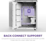 NZXT H9 Flow RGB+ (2025) – Large Dual-Chamber ATX Mid-Tower Airflow PC Case – Includes 7 RGB Fans (6 x 140mm, 1 x 120mm) & Control Hub – 420mm Radiator Support – Back-Connect Ready – White - Image 9