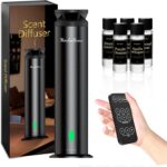 Waterless Scent Diffuser Starter Kit - 1000 Sq Ft Coverage, Premium Essential Oil Diffuser for Home, Hotel & Office, Included 5 Scent Oils, Remote Control, Aromatherapy Diffuser, Black - Image 2