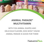 NaturesPlus Animal Parade Children's Chewable Multivitamin - 180 Animal-Shaped Tablets - Natural Assorted Flavors - Vegetarian, Gluten Free - 90 Servings - Image 4