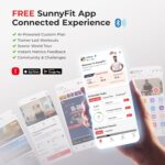 Sunny Health & Fitness 2-in-1 Premium Power Stepper with 400lbs Weight Capacity and Resistance Bands, Low-Impact Cardio, Space-Saving, Height-Adjustable, with Bluetooth and Free SunnyFit App - Image 8