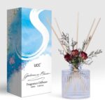UCC Reed Diffuser Set, 3.38 oz Gardenia in Blossom Premium Scented Diffuser with Flower Sticks Home Fragrance Reed Diffuser for Bathroom Shelf Decor - Image 2