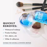 Cinema Secrets Original Blue Vanilla Makeup Brush Cleaner Solution - Professional Cleanser for Makeup Brushes - Quick-Drying, Rinse-Free Formula - Removes Stubborn Waterproof Make Up - Image 5