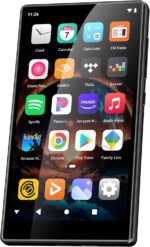 96GB MP3 Player with Bluetooth and WiFi, MP4 Music Player with 5-inch Touch Screen, Spotify, Audible, Amazon Music, Deezer,Built-in Speaker, FM Radio,Android 13.0, up to 1TB Black - Image 2