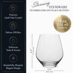 ELIXIR GLASSWARE Stemless Wine Glasses Set of 4-18 oz - Red Glass Set 4 - Premium Crystal Wine Glasses Stemless Set of 4 - Housewarming Gifts for Women and Men - Image 5