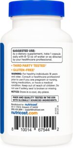 Nutricost Vitamin B2 (Riboflavin) 400mg, 120 Capsules - Gluten Free, Non-GMO - Image 5