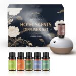 Waterless Rechargeable Scent Diffuser – Hotel Collection Diffuser Set with 6 Hotel Essential Oils – Two Intensity Modes – Home & Office Fragrance Machine - Image 2