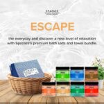 Hot Tub & Spa Bath Salt Aromatherapy Crystals - Spazazz Escape Collection 4 Oz 7-Pack Sampler & Hot Cold Towel - Lavender, Lime Coconut, Green Tea, Vanilla Jasmine, Kiwi Pear, Grapefruit, Pomegranate - Image 6