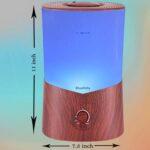 BlueHills Premium 3000 ML XL Essential Oil Diffuser Aroma Humidifier 3 Liter Big 3L Capacity Huge Size Plant Baby Living Room Home Decor Aromatherapy Diffuser for Large Room Dark Wood Grain 3L-K3 - Image 4