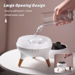 Essential Oil Diffuser 250ML Dancing Jellyfish Aromatherapy Diffuser Humidifier with 7 Colors LED Lights,Remote Control,Plug in for Bedroom,Office (White) - Image 8