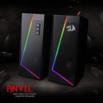 Redragon GS520 RGB Desktop Speakers, 2.0 Channel PC Computer Stereo Speaker with 6 Colorful LED Modes, Enhanced Sound and Easy-Access Volume Control, USB Powered w/ 3.5mm Cable - Image 3