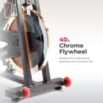 Sunny Health & Fitness Smart Pro Indoor Cycling Exercise Bike, Felt Resistance and Belt Drive, Free SunnyFit App Connection - SF-B901SMART - Image 4