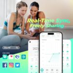 RunStar Scale for Body Weight, Smart Scale with 8-in-1 VA Display, High Precision Bathroom Digital Scale for Body Weight Heart Rate BMI Body Fat 22 Body Composition Sync APP, FSA&HSA Eligible - Image 7