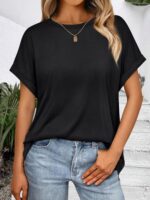 AUTOMET Womens Summer Tops Oversized Short Sleeve Business Casual T Shirts Trendy Fashion Clothes Spring Outfits 2025 - Image 7