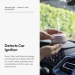 Aroma360 Fly Smart Car Scent Diffuser | Portable Air Freshener | Luxury Nebulizing Diffuser | Car Aromatherapy Diffuser for Essential Oils | Auto On/Off Cordless Super Quiet Device (Oil Not Included) - Image 6