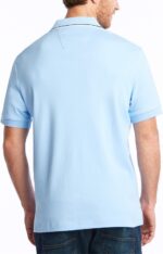 Nautica Men's Classic Fit Short Sleeve Dual Tipped Collar Polo Shirt - Image 3