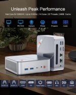 Ninkear L12Pro Gaming Mini PC, Intel i9-12900HK (14C/20T), 32GB RAM, 1TB SSD, Dual 2.5G LAN, Triple 8K UHD Display, WiFi 6E, BT5.2, HDMI/DP/Type-C, PS3 Emulator Mini Desktop Computer for Business/Home - Image 7