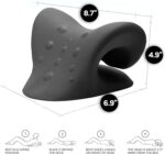Neck Stretcher & Posture Corrector for Women and Men, Cervical Traction for Spine Alignment, Adjustable Upper Back Brace & Elastic Support for Shoulder Back Pain Relief (Black) - Image 8
