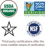 Garden of Life Organics Women 40+ Gummy Vitamins - Berry - Certified Organic, Non-GMO, Vegan, Kosher Complete Multi - Methyl B12, C & D3 - Gluten, Soy & Dairy Free, 120 Real Fruit Gummies - Image 6