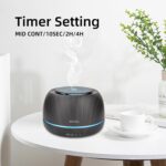 300ML Essential Oil Diffuser,Ultrasonic Aromatherapy Diffuser, 7-Color Gradient Lights, Remote Control, 8 Hours Run Time, Suitable for Home,Office - Image 4
