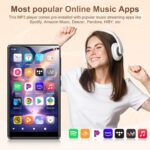 96GB MP3 Player with Bluetooth and WiFi, MP4 Music Player with 5-inch Touch Screen, Spotify, Audible, Amazon Music, Deezer,Built-in Speaker, FM Radio,Android 13.0, up to 1TB Black - Image 5