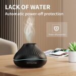 Essential Oil Diffuser,Aroma Scent Diffusers for Home Fire Flame Aromatherapy Diffuser, 160Ml Ultrasonic Cool Mist Humidifier with 7 Color Led Lights Quiet Waterless Auto Shuts-Off - Image 5