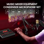 ALSO GO Podcast Equipment Bundle, Professional BM-800 Podcast Microphone with Adjustable Stand, V8K Live Sound Card, Voice Changer, Recording Studio Package Suitable for Podcasting, Singing, Gaming - Image 4