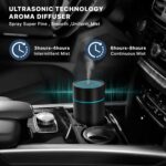 Car Fragrance diffusers, Air fresheners,USB-Powered Mini Ultrasonic Mist Humidifier Oil Diffuser for Vehicle - Image 4