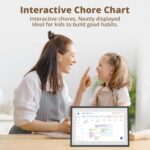Dragon Touch 10.1 inch Digital Calendar Chore Chart – Interactive Touchscreen, Smart Family Planner, Hearth Display Desk Digital Calendar Seamless Scheduling Black - Image 8