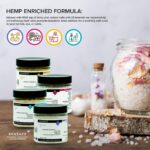 Spazazz Hot Tub Aromatherapy Full Body Hemp Soak Collection Sampler Pack - 4oz 1000 mg Hemp Spa Aromatherapy Hot Tub Bath Salt Crystals 4 Pack: Release 22, Reset 06, Unwind 17, Ignite 09 - Image 6