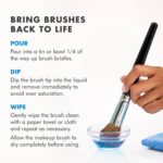 Cinema Secrets Original Blue Vanilla Makeup Brush Cleaner Solution - Professional Cleanser for Makeup Brushes - Quick-Drying, Rinse-Free Formula - Removes Stubborn Waterproof Make Up - Image 7