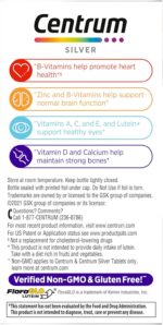 Centrum Silver Women's Multivitamin for Women 50 Plus, Multivitamin/Multimineral Supplement with Vitamin D3, B Vitamins, Non-GMO Ingredients, Supports memory and cognition in older adults - 65 Ct - Image 11
