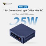 Beelink Mini S13 Mini PC, Intel Twin Lake-N150 (4C/4T, up to 3.6GHz), 16GB DDR4 RAM 512GB M.2 SSD, Mini Computer Support 4K@60Hz Dual Screen Display/WiFi6/BT5.2/USB3.2/Win11 Home - Image 3