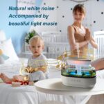 Rain Diffuser 250ML Essential Oil Diffuser, Cloud Humidifier Rain Water Drip Humidifier with Drip Music Micro Landscape Ultrasonic Diffuser for Bedroom (White) - Image 5