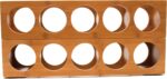 Lipper International 8305 Bamboo Wood Stackable 5-Bottle Wine Rack, 20-3/4" x 5-3/8" x 4-3/4" - Image 12