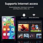 MP3 Player with Bluetooth and WiFi, 3GB RAM 32GB ROM, 4" Touch Screen, Parental Control, GMS, Android MP4 Player Compatible with Spotify, Audible, Music, FM, E-Book, Educational, Games - Image 4