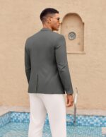 COOFANDY Mens Casual Sport Coat Lightweight Two Button Blazer Slim Fit Business Jackets - Image 5