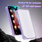 Case for innioasis G1 G3 Mp3 Player,TPU Clear Case for Mp3 Player Anti-Scratch Shock Absorption 4.0 inch Cover Crystal Clear. - Image 3