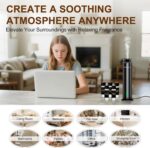 Waterless Scent Diffuser Starter Kit - 1000 Sq Ft Coverage, Premium Essential Oil Diffuser for Home, Hotel & Office, Included 5 Scent Oils, Remote Control, Aromatherapy Diffuser, Black - Image 9