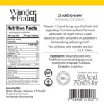 Wander + Found Non-Alcoholic Chardonnay, Non Alcoholic White Wine – Zero Proof, Gluten Free & Low Calorie – Award-Winning Dealcoholized Wine from Germany – Bright Citrus & Gooseberry Notes (25.4 fl oz) - Image 3