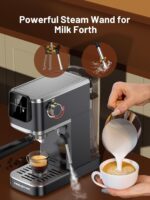 KEENSTAR 20Bar Espresso Machine with Rapid Cold Brew, Hot & Iced Coffee Machine, Espresso Maker with Milk Frother Steam Wand, Touch Screen with 40oz Water Tank for Latte, Cappuccino, Gift - Image 7