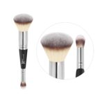 IT Cosmetics Heavenly Luxe Complexion Perfection Brush #7 - Dual-Ended Premium Makeup Brush for Foundation Concealer & Contour, Ultra-Soft Synthetic Fibers, Airbrush Finish, Pro-Hygienic, Cruelty-free - Image 9